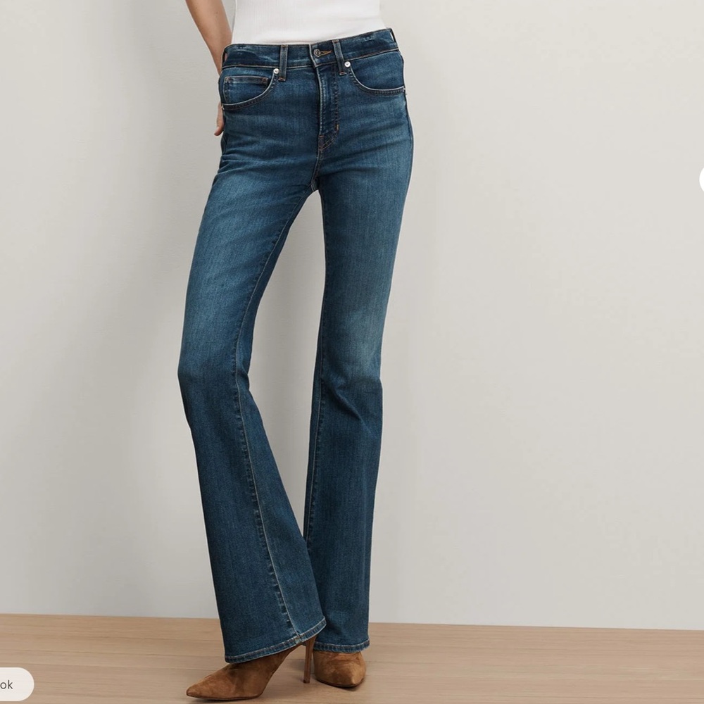 Veronica Beard Beverly skinny flare high rise jeans